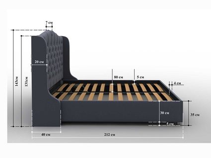 Кровать Sleeptek Premier 5 Велюр 15 (с подъемным механизмом) 269