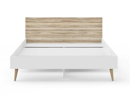 Кровать Сонум Ines Ясень ориноко + белый 200х200