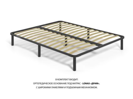 Кровать Lonax Венеция велюр Dolly-2 (с подъемным механизмом) 200х190