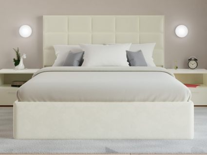 Кровать Lonax Адель велюр Dolly-17 (с подъемным механизмом)