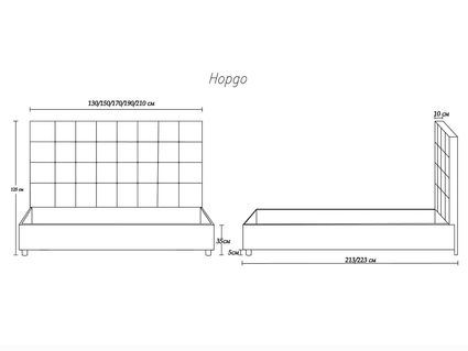 Кровать Димакс Нордо Опал с подъемным механизмом