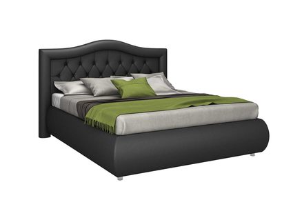 Кровать Sleeptek Premier 6 Экокожа Black (с подъемным механизмом) 180х190