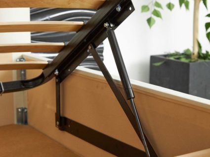 Кровать Димакс Лероса Крем с подъемным механизмом 140х190