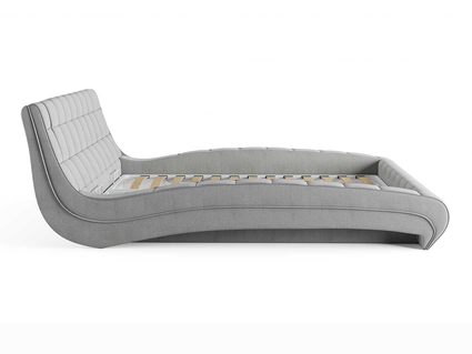 Кровать Сонум Milano Рогожка Мокко (с подъемным механизмом) 80х200