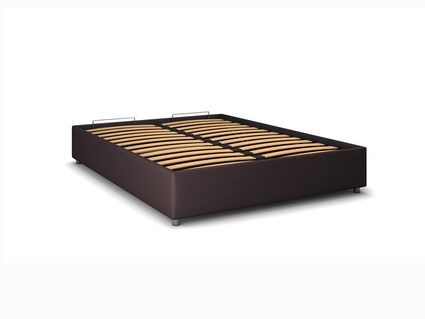 Кровать Sleeptek Premier 3 Экокожа Brown 266