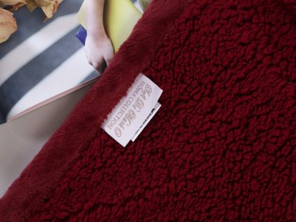 Плед Софи де Марко Флориан (марсала) 220х240