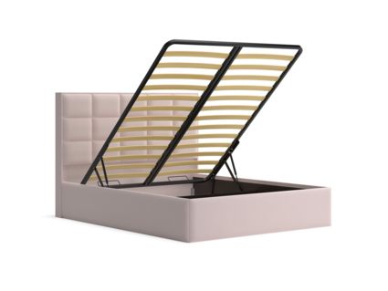 Кровать Lonax Адель велюр Dolly-1 (с подъемным механизмом) 140х195