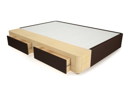 Кровать Mr.Mattress Site Box экокожа Brown 274