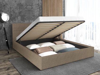 Кровать Sontelle Belart Malta Beige с подъемным механизмом 120х200