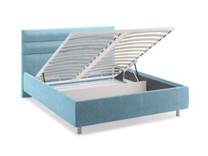 Кровать Сонум Linda Рогожка Графит (с подъемным механизмом) 120х190