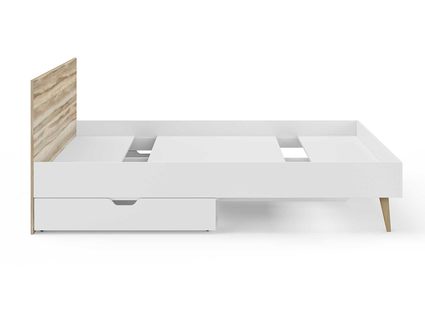 Кровать Сонум Ines Ясень ориноко + белый 200х200