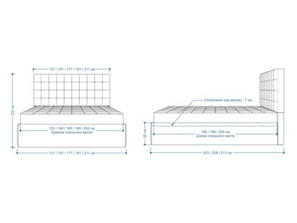 Кровать Lonax Аврора велюр Dolly-3