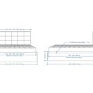 Кровать Lonax Адель велюр Dolly-8 (с основанием) 180х200