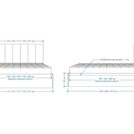 Кровать Lonax Милана велюр Dolly-3 200х200