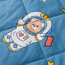 Комплект постельного белья Софи де Марко Space (синий) с одеялом 1,5-спальный