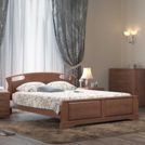 Кровать DreamLine Афродита 1 ясень Орех 180х190