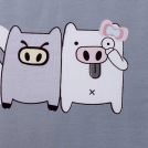 Комплект постельного белья Софи де Марко Пигги (серый) 1,5-спальный