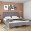 Кровать Sontelle Style Kipso Malta grey 160х200