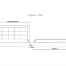 Кровать Димакс Норма + Крем 160х200