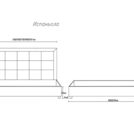 Кровать Димакс Испаньола Крем с подъемным механизмом 180х190