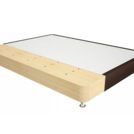 Кровать Mr.Mattress Fine Box экокожа Brown 160х200