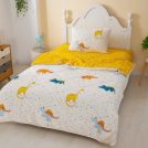 Комплект постельного белья Софи де Марко Дино (желтый) с одеялом 1,5-спальный