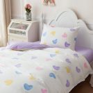 Комплект постельного белья Софи де Марко Сердца (разноцвет) 1,5-спальный