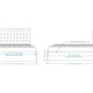 Кровать Lonax Аврора велюр Dolly-13 (с подъемным механизмом) 120х200